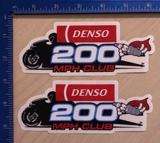 2 Nhra Pro Stock Motorcycle 200 Mph Club Real Authentic Racing Decals Stickers
