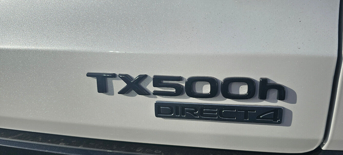 Lexus TX500h Gloss Black Black Out Emblem Overlay PT9484824E02