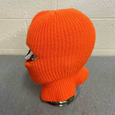 VTG Ski Mask Orange Shiesty Winter Beanie Toque Hat | eBay