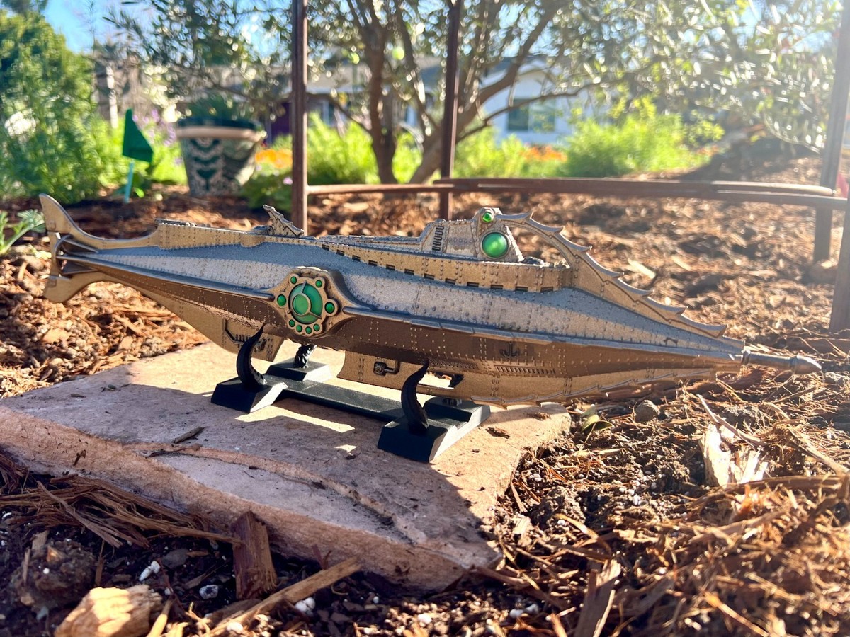 Assembled And Painted 20,000 Leagues Under The Sea Nautilus