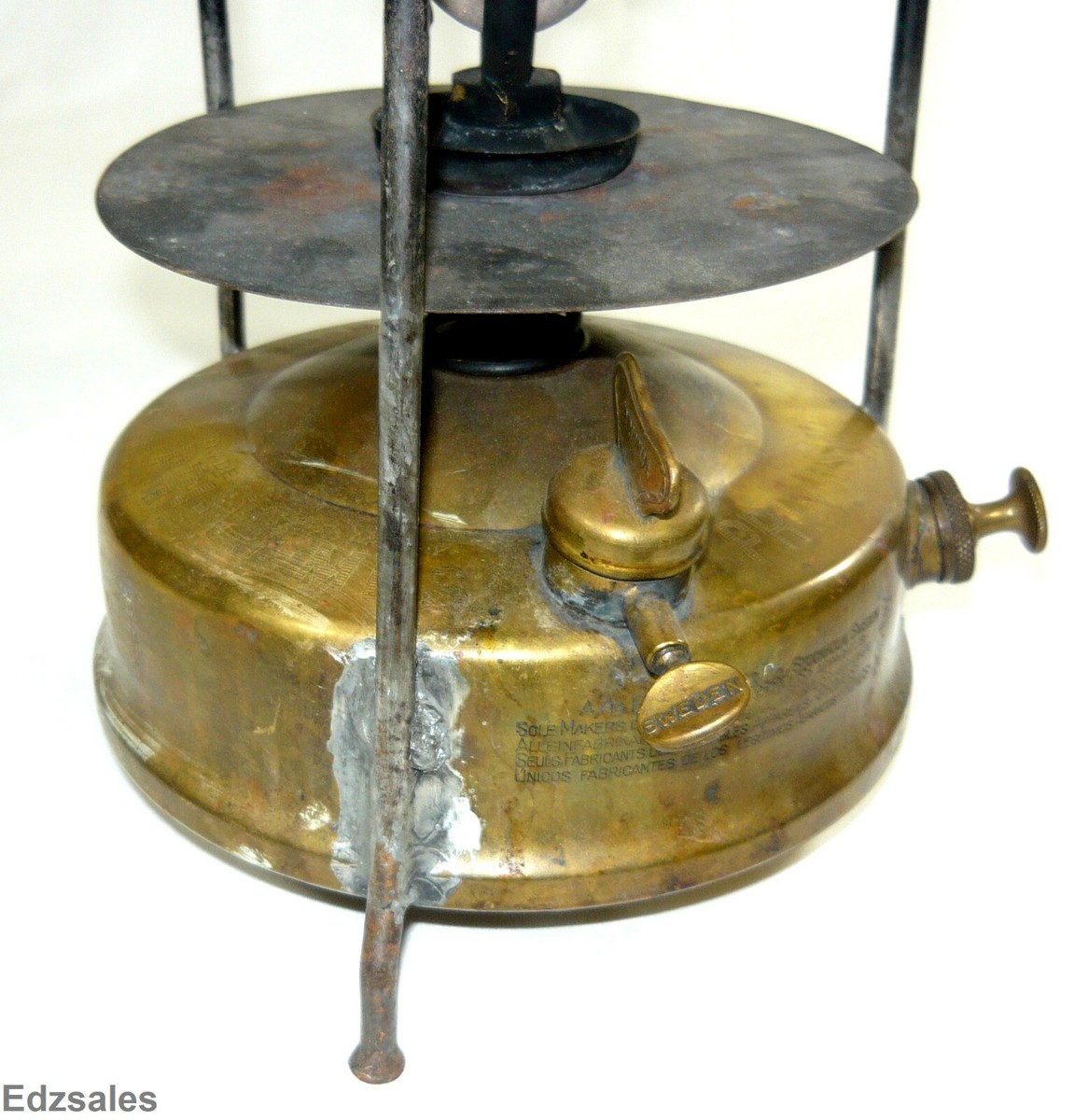 rare lampe à kérosène soviétique vintage. Original. années 1970