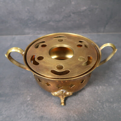 Wunderschönes Messing Stövchen Teestövchen Brass Warmer daha sıcak plus chaud 