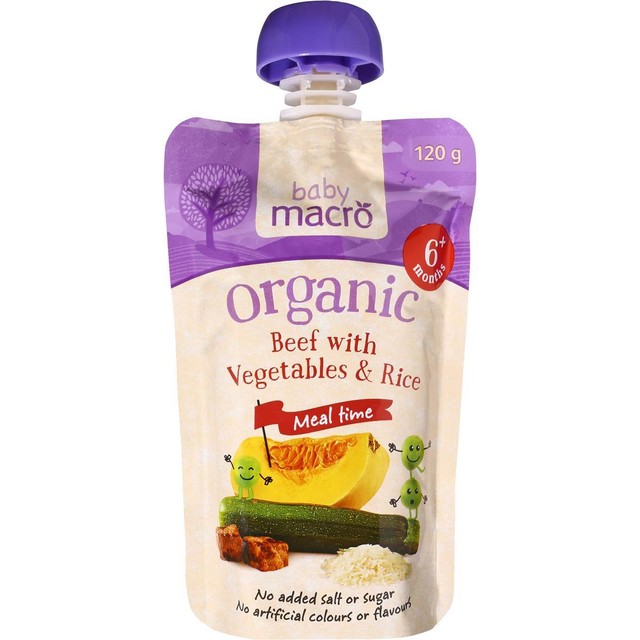 macro organic baby food