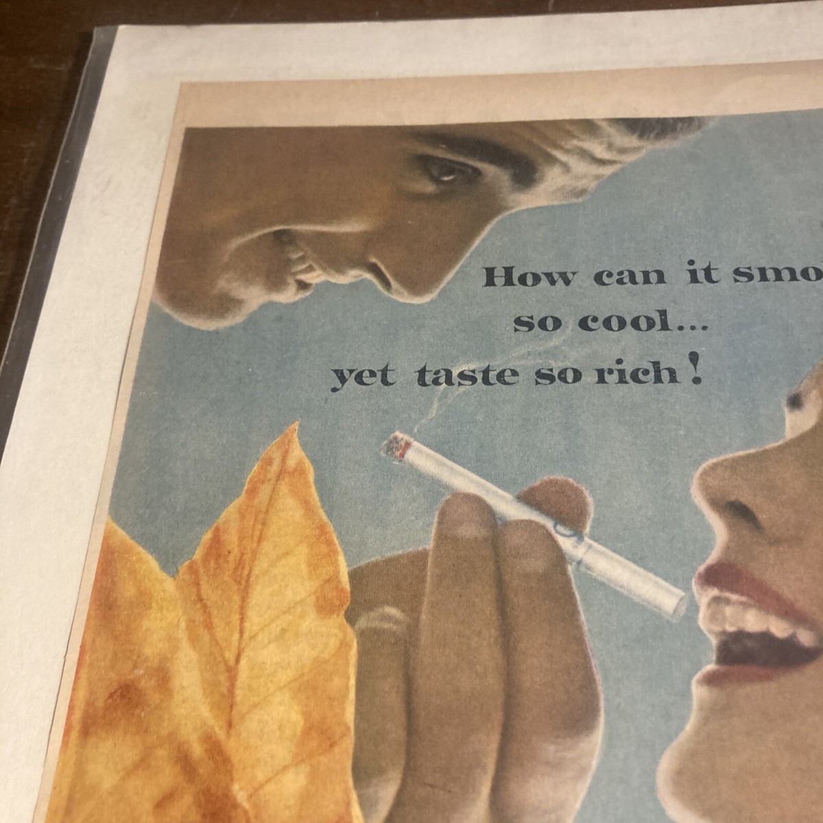Oasis Cigarettes Menthol Tobacco Vintage 1961 Print Ad Life Magazine