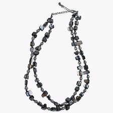 Elegant Boho Chipped Gemstone Multi Strand Necklace Fashion Jewelry Women