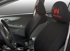 Customized First Name Car Truck Seat Headrest Covers  Accessory For VW 