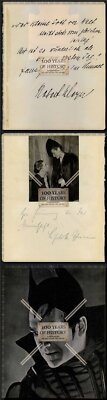 Orig. Foto Doppelautogramm Autogramme Autographen 1938/39 Schauspielhaus Hamburg