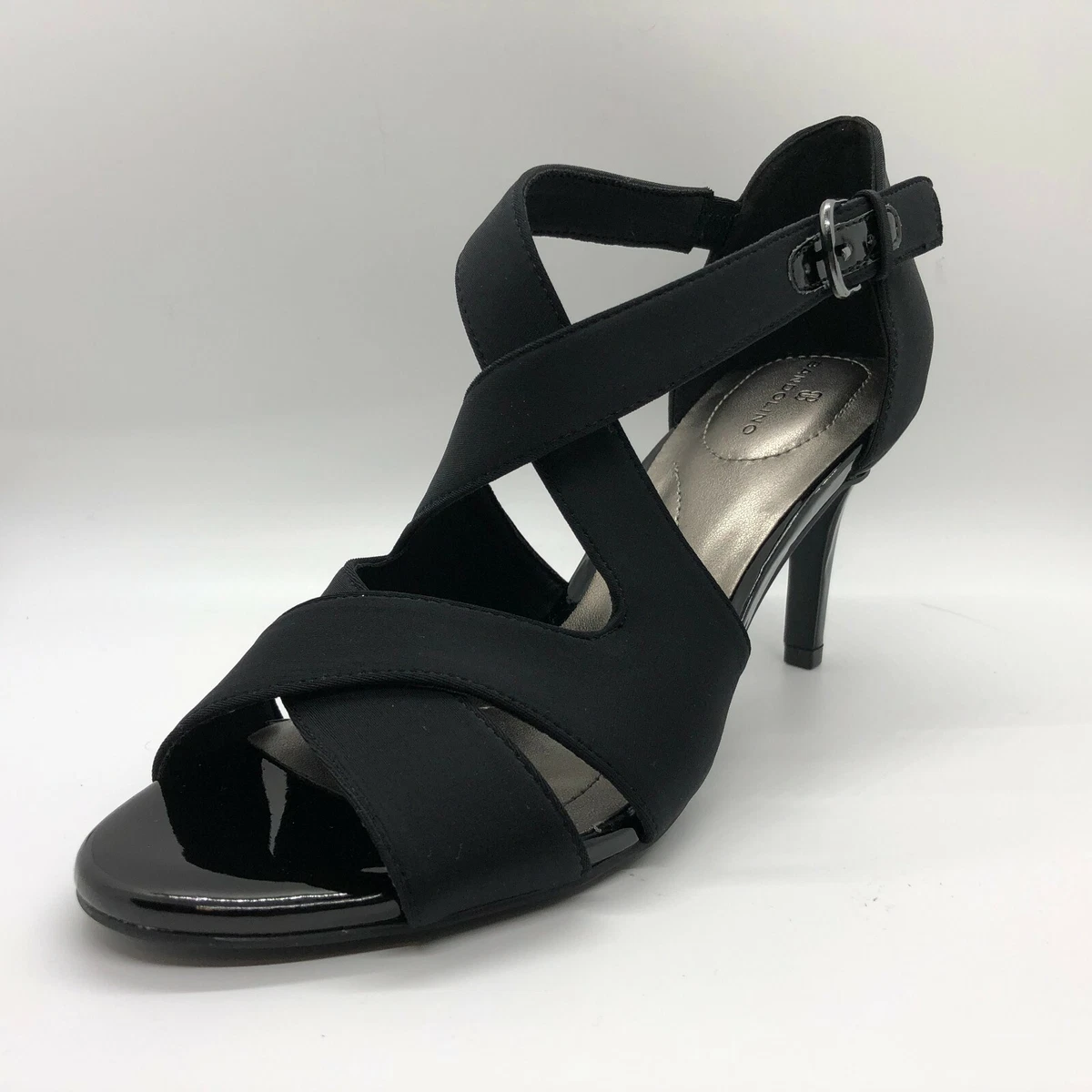 Bandolino black sandals clearance