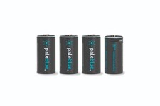 Paleblue CR123A Lithium-Ion USB-C Rechargeable Batteries 860mAh 3V - 4 Pack