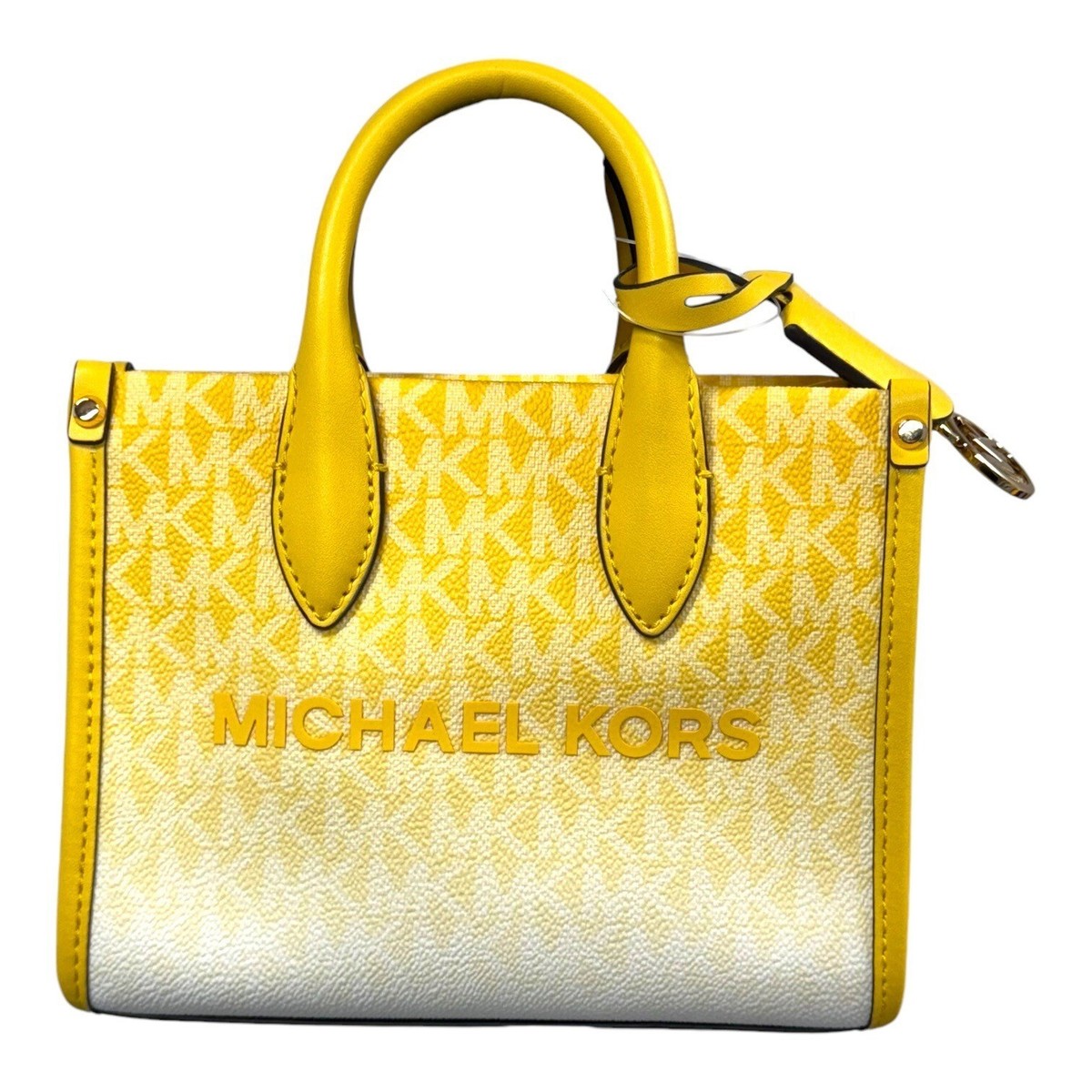 M06 MOMOKO　エルメス Michael Kors Mirella Small Shopper Crossbody Tote Bag Golden