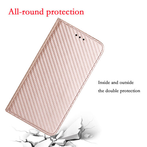 Strong Magnetic Phone Case Mobile Cover 15 Shockproof with Card Slot Flip - Zdjęcie 1 z 15