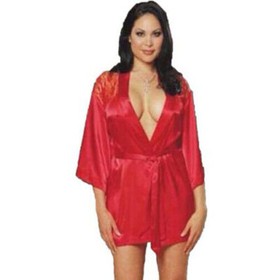 Womens Lace Kimono Sexy Lingerie Nightgown Robe Half Sleeve Mesh Babydoll Sets