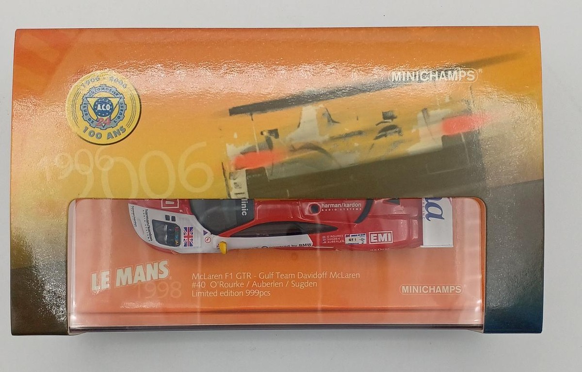 Minichamps Mclaren F1 Gtr Le Mans 1998 | eBay