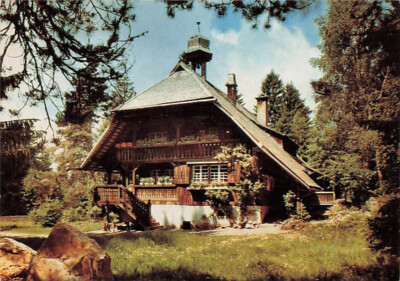 alte AK Heimatmuseum Hüsli Grafenhausen-Rothaus ungelaufen Ansichtskarte Q3080e