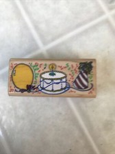 Birthday Cake Inkadinkado Rubber Stamp 4188 New 