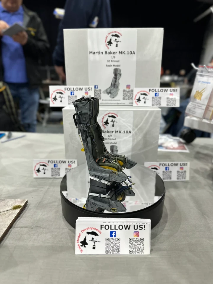 SMD 1:9 Martin Baker MK.10 ejection seat, Resin 3D printed - Image 2 of 4