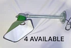 1930s Boston Wheeler 8"  Green Porcelain Industrial Gas Station Vintage Light