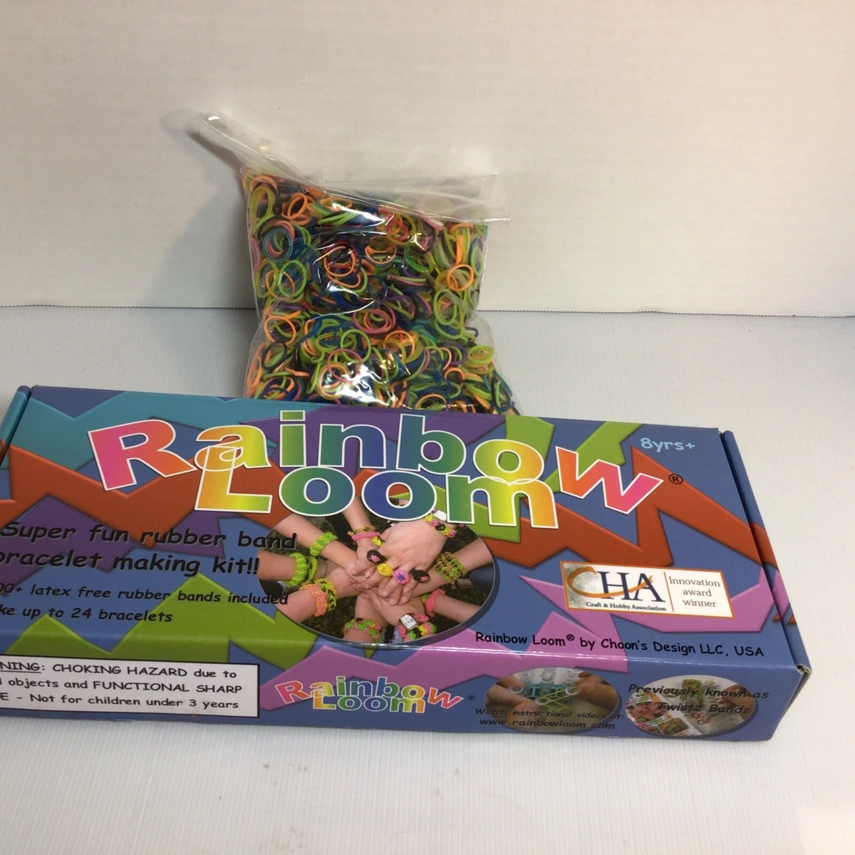 Rainbow Loom, super fun rubber band bracelet makingkit!! To make bracelets.