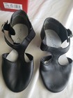 DANCE SHOES In Box Capezio 321 Pedini Leather Black Lyrical Size 3 1/2 GIRLS — photo 1