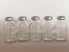 (5) 20mL Clear Glass Vial