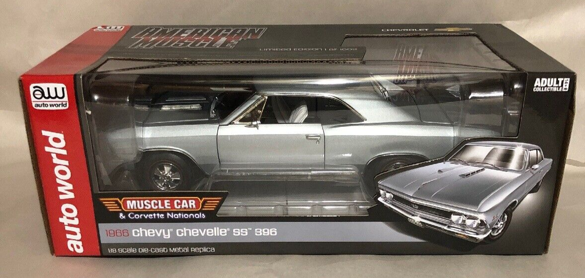1966 Chevelle SS396 Chateau Slate 1:18 Autoworld 1090 | eBay
