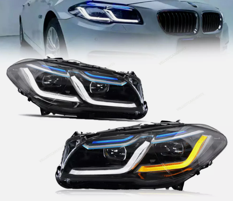 LED Headlights Assembly For BMW 5 Series F10 F11 2010-2013 Xenon W/AFS ...