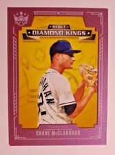 2021 DIAMOND KINGS DEBUT PLUM FRAMED PARALLEL RC SHANE MCCLANAHAN