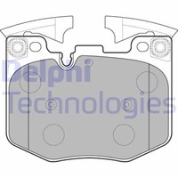 Delphi LP3235 Bremsbelagsatz, Scheibenbremse FüR Bmw