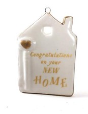 Porcelain New Home Christmas Tree Ornament by Midwest-CBK