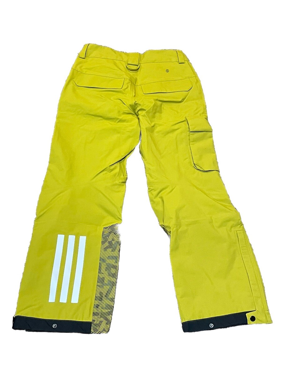 Adidas Terrex 3L PCN Alpine Snow Skiing Pants Green HC7717 Men's