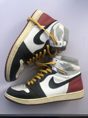 Nike x Union Air Jordan 1 'Black Toe' UK10 US11 Used STEAL w Nike x Union Air Jordan 1 'Black Toe' UK10 US11 Used STEAL w