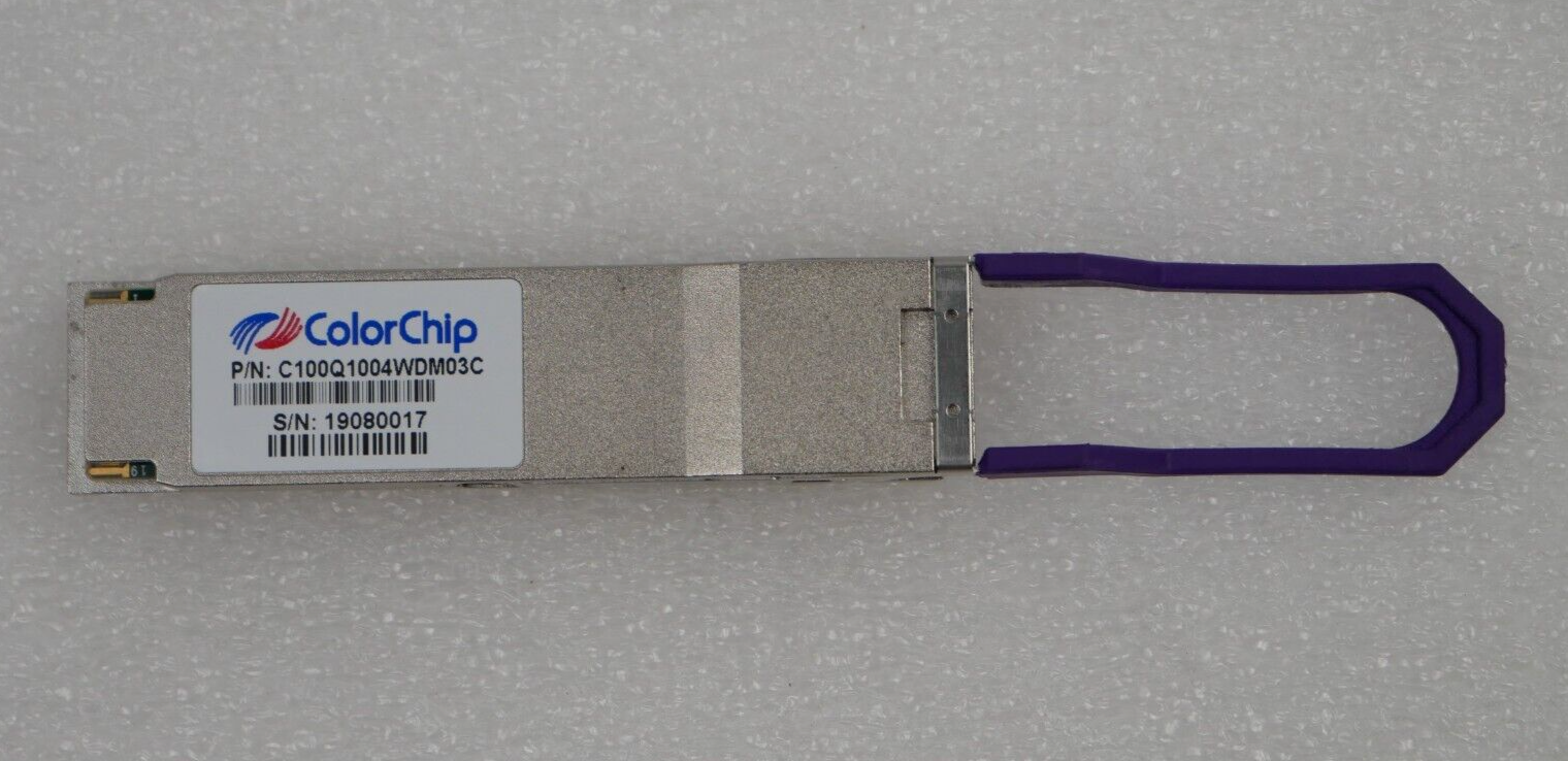 ColorChip C100Q1004WDM03C 100GBASE-CWDM4 QSFP28 Transceiver Module | eBay