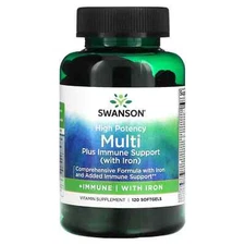 Swanson Multi - High Potency 120 Softgels exp 1/27 ships for free
