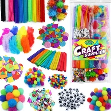 Arts and Crafts Supplies Kit for Kids - Boys and Girls Age 4 5 6 7 8 Years Ol...