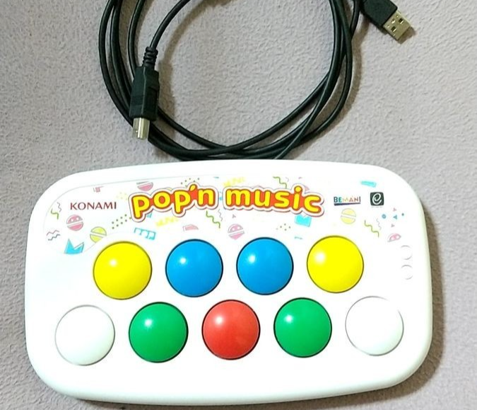 Pop'n music Lively Compact Model Controller - Game Accessory | eBay