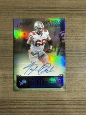 Taylor Decker 2016 Panini Prestige Rookie Signatures Card /100 Auto #TD. rookie card picture