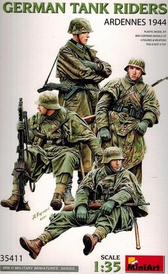 MiniArt 35411 German Tank Riders Ardennes 1944 - deutsche Soldaten - 1:35