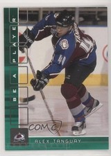 2001-02 ITG Be A Player Memorabilia Emerald 5/10 Alex Tanguay #13 7ez