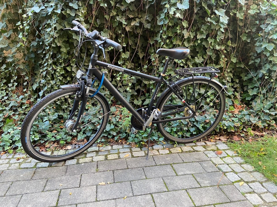 Fahrrad, Bergrausch, Watzmann-Herren, 28 Zoll, schwarz 