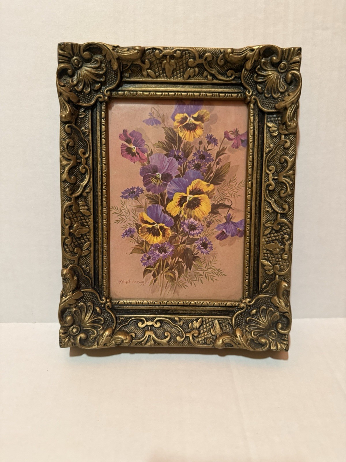 pintura flor robert laessig