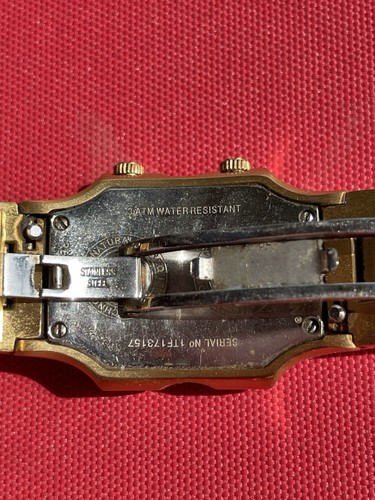 Philip Stein watch Signature diamond Numbers On Dial (Used) Gold Tone Unique! - Picture 4 of 6