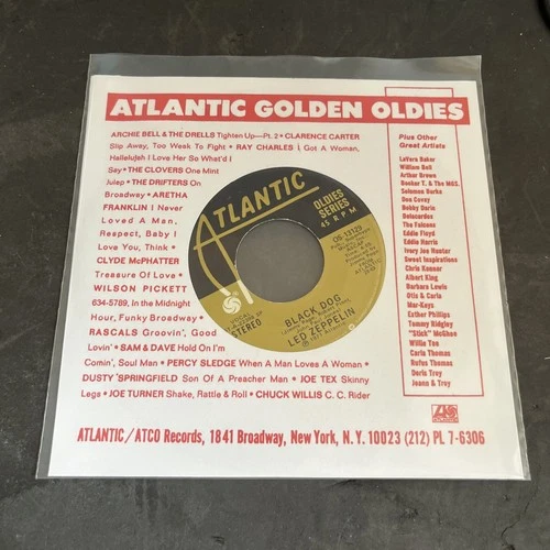 LED ZEPPELIN ~ Black Dog ~ 7” Single - Vg+ Con - B 32