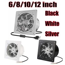 Exhaust Fan Ventilation Extractor Fan 110V Wall-Mounted Blower Duct Fan 3Colors