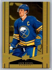 2021-22 Upper Deck Tim Hortons #G-13 Jack Eichel Gold Etchings Buffalo Sabres