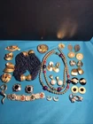 Fabulous Collection Of 22 Pieces Of Vintage Costume Jewelry