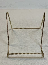 Gold Twisted Metal Easel Picture Photo Holder Display Stand Decorative Tabletop