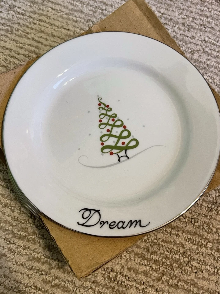 St.  Nicholas “Tis The season” 6.5” Appetizer Plates - Image 3 of 4