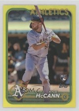 2024 Topps Update Yellow Kyle McCann #US37 0w7