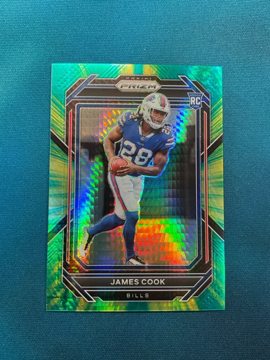2022 Panini Prizm - Rookies James Cook #319 Hyper Prizm /175 (RC)