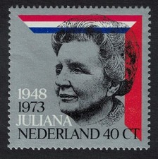 Netherlands Silver Jubilee of Queen Juliana s Accession 1973 MNH SG#1177
